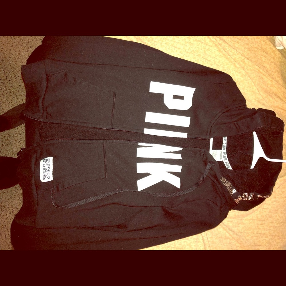 PINK zip up hoodie